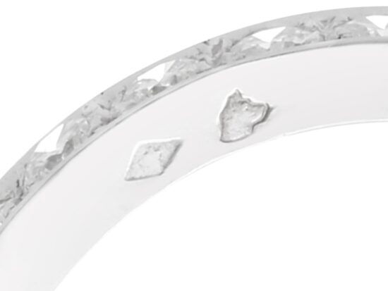 French Diamond Eternity Band hallmarks