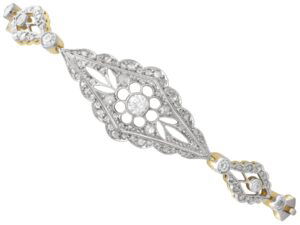 Edwardian Diamond Yellow Gold Bracelet