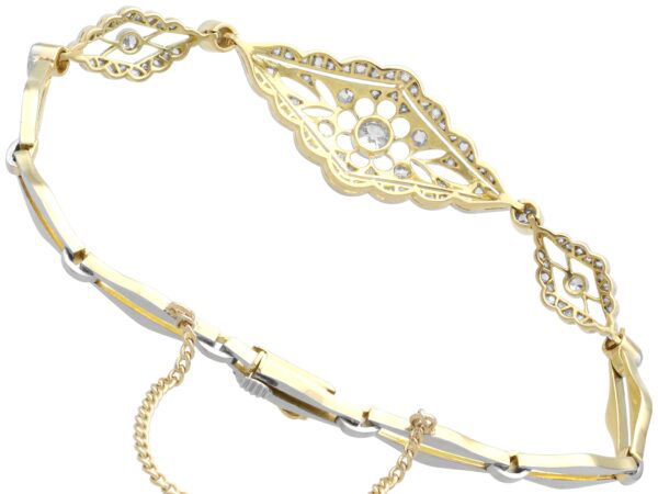 Yellow Gold Bracelet Reverse Back