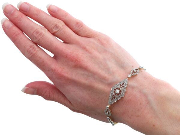 Yellow Gold Bracelet Wearing Shot