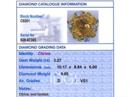 IDGL Grading Report Card Image