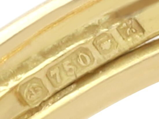 Crown Hallmark Detail Close Up