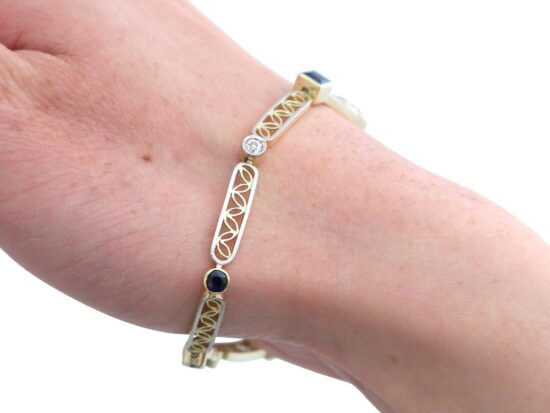 Antique Yellow Gold Wrist View