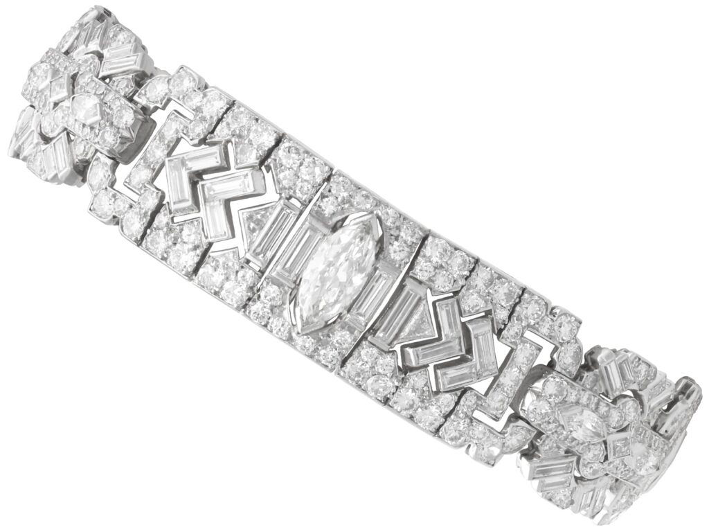 Womens Statement Diamond Bracelet