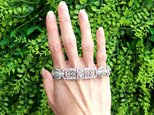Womens Statement Diamond Bracelet