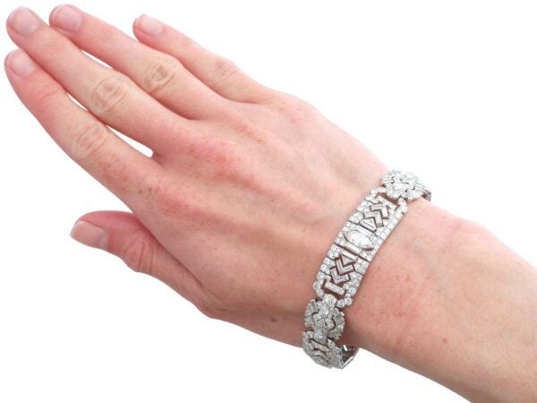 Womens Statement Diamond Bracelet