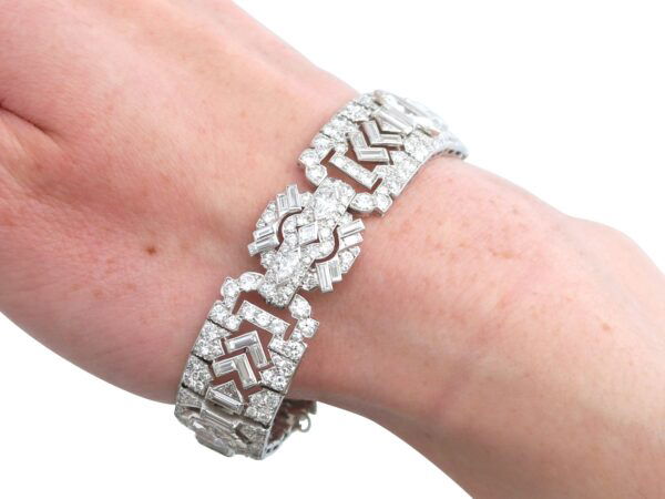 Womens Statement Diamond Bracelet
