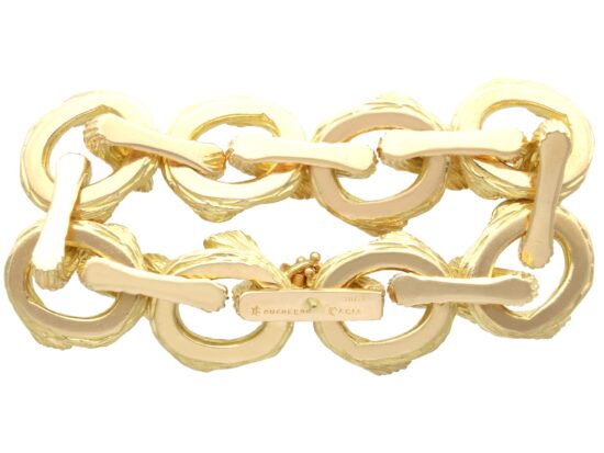 Vintage Boucheron Gold Bracelet reverse