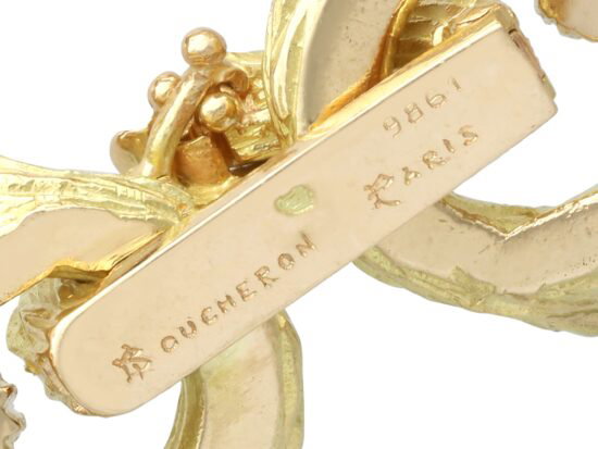 Vintage Boucheron Gold Bracelet hallmarks