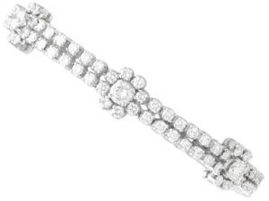 Vintage Diamond White Gold Bracelet