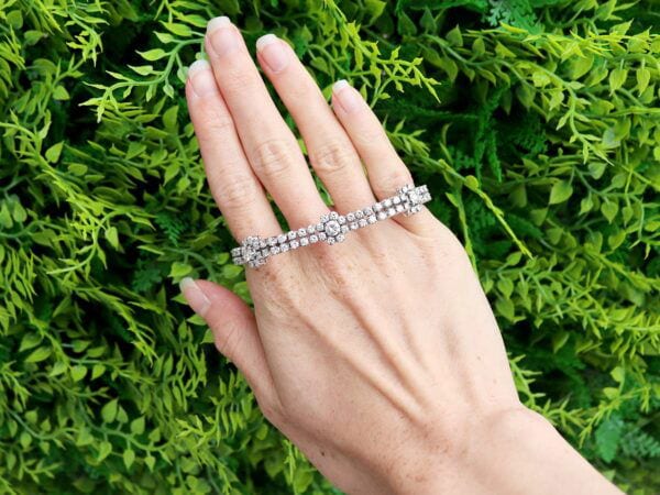 Diamond White Gold Bracelet Outdoor
