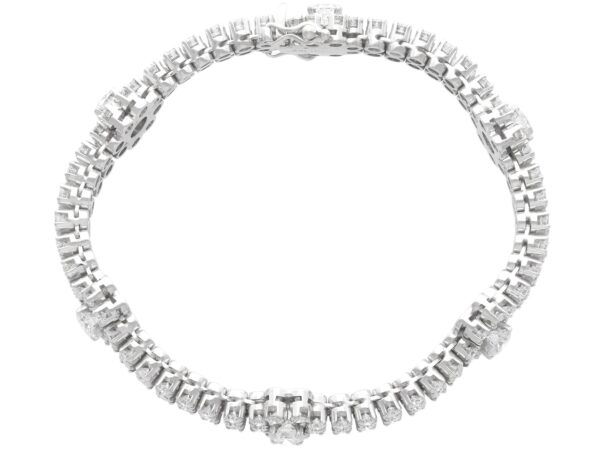 Vintage 9 Carat Diamond Bracelet