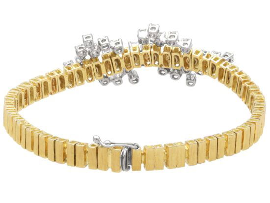 Safety Catch Close Up Gold
