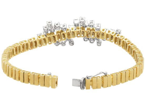 Diamond Bracelet Clasp Open