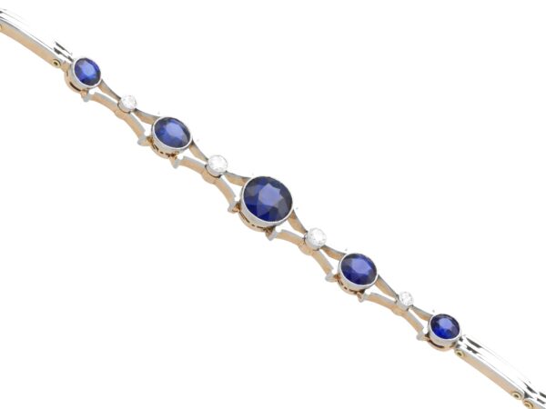 Sapphire Bracelet Side View