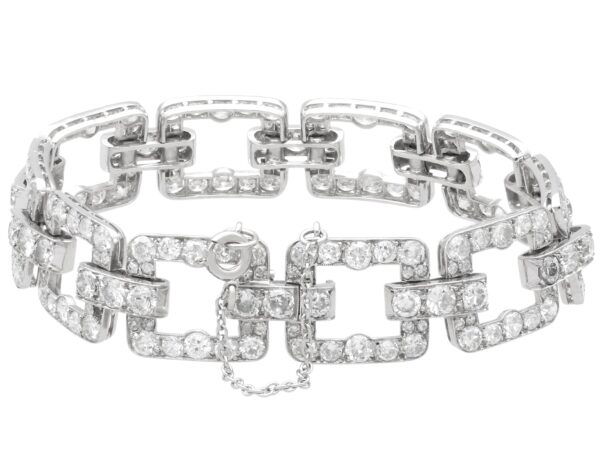 Art Deco 10 carat diamond bracelet