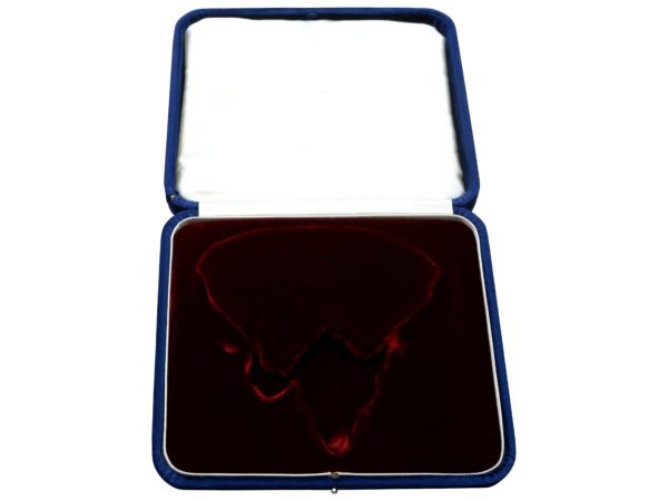 empty box for carved opal and ruby necklace