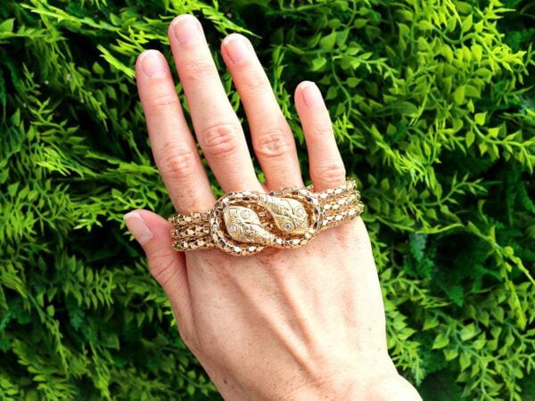 18ct Yellow Gold Serpent Outside