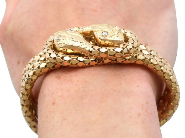 Serpent Bracelet Styled Wrist