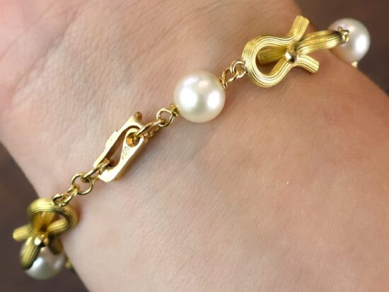 Bracelet Being Worn Close Up