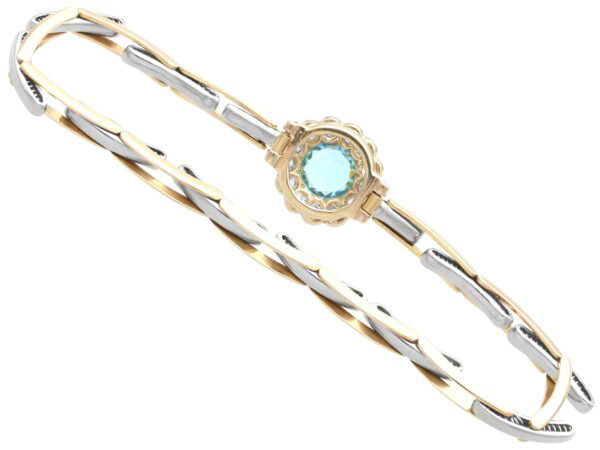 Aquamarine Bracelet Reverse View