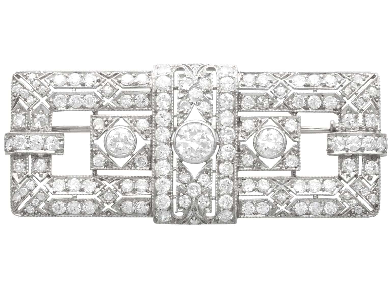 Broche Art Déco Diamants – Benoit Joaillier