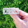 rectangular art deco diamond brooch
