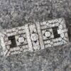 1920s rectangular art deco brooch