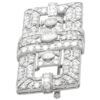 platinum Art Deco brooch
