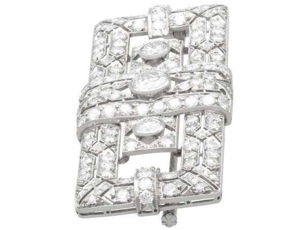 platinum Art Deco brooch