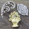Trio of Diamond Brooches
