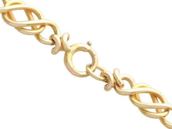 Antique Sapphire Bracelet Reverse View