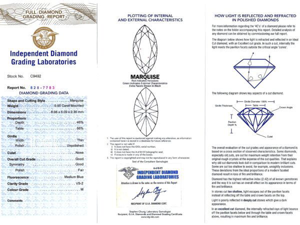 vintage Art Deco Ruby Diamond Earrings greading certificate
