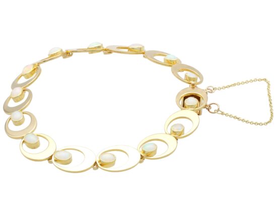 Yellow Gold Bracelet Angled View