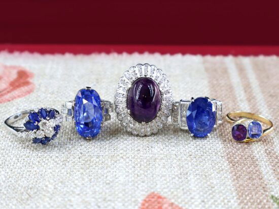 gemstone rings together