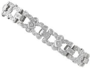 Antique Platinum 4.83ct Diamond Bracelet - Circa 1925