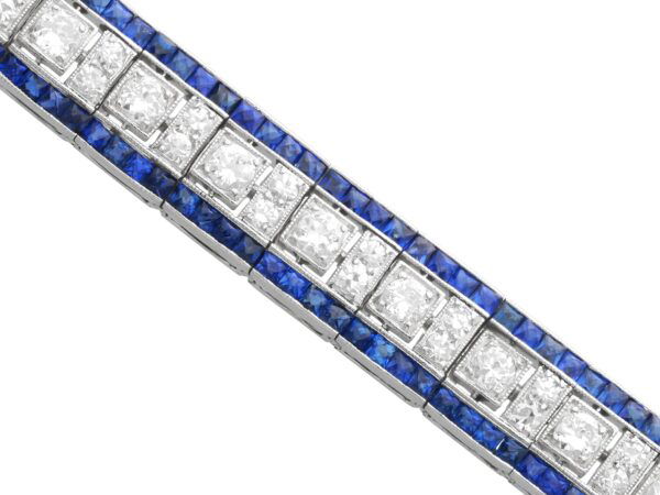 Antique Sapphire Detail Close-Up