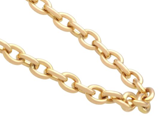 Antique Longuard Chain Close Up