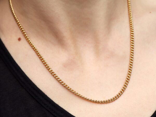 Watch Chain Worn As Necklace