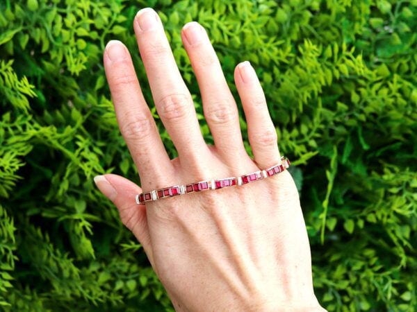 Rose Gold Bracelet Outdoor Shot