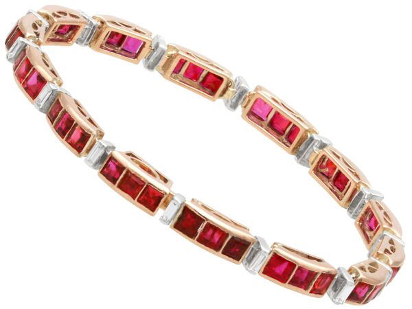 Rose Gold Bracelet Clasp Closed