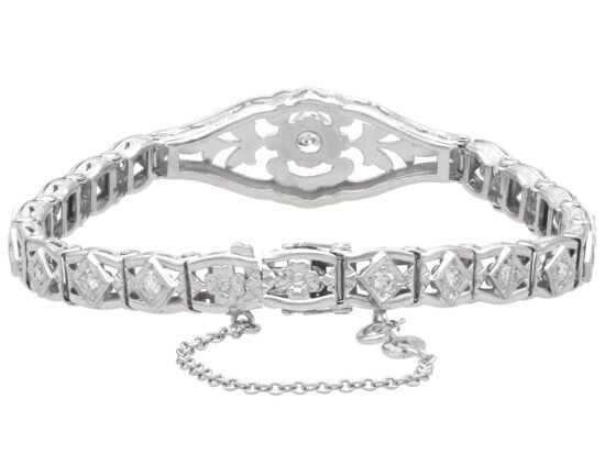 Diamond Bracelet Clasp Closed