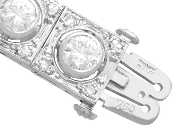 Antique Diamond Bracelet Fastening View