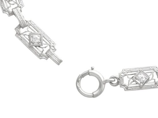 Diamond Bracelet Clasp Open