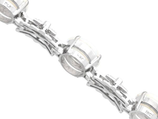 Opal Diamond Setting White Gold