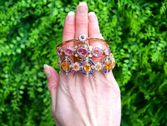 Oval Yellow Sapphire Detail