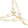 Antique Gold Moonstone Necklace
