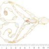 Antique Gold Moonstone Necklace size