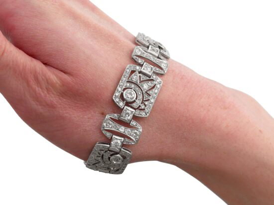 Diamond Bracelet On Wrist