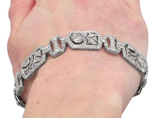 Antique Bracelet Worn Close Up